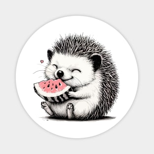 Blissful Hedgehog Delight Magnet